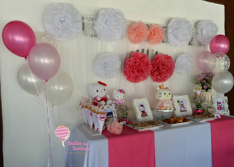 Aniversário Matilde - Hello Kitty - Balão de Sonhos :: organização de festas e eventos Algarve, Lagos