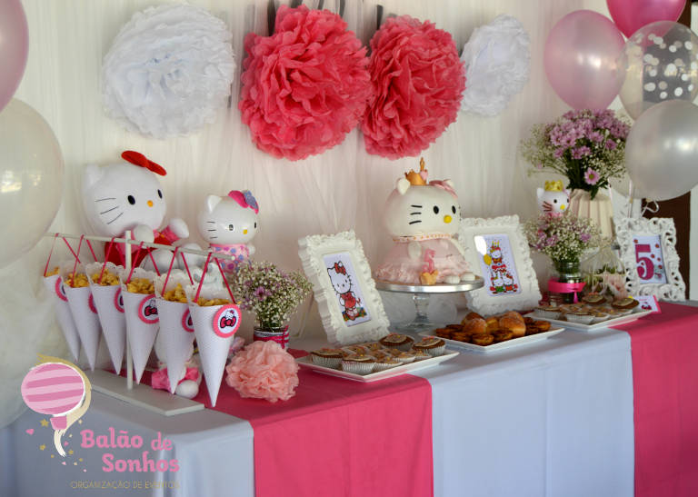 Aniversário Matilde - Hello Kitty - Balão de Sonhos :: organização de festas e eventos Algarve, Lagos