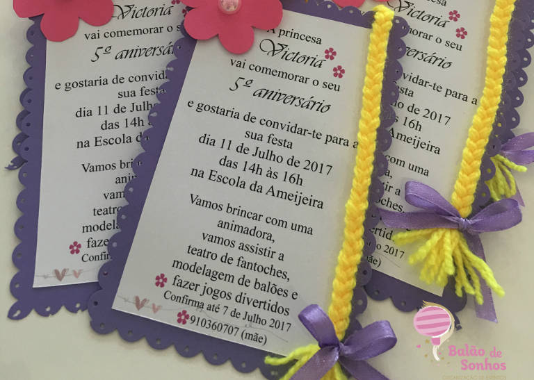Aniversário Vitória - Rapunzel - Balão de Sonhos :: organização de festas e eventos Algarve, Lagos